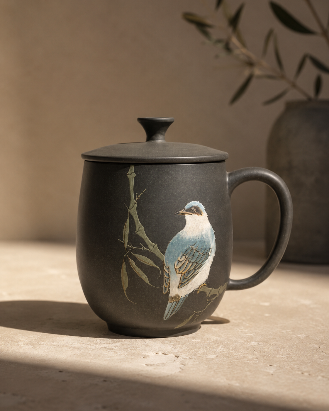 Bird Office Tea Cup