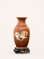 Flower Vase (Horse, Lotus and Panda)