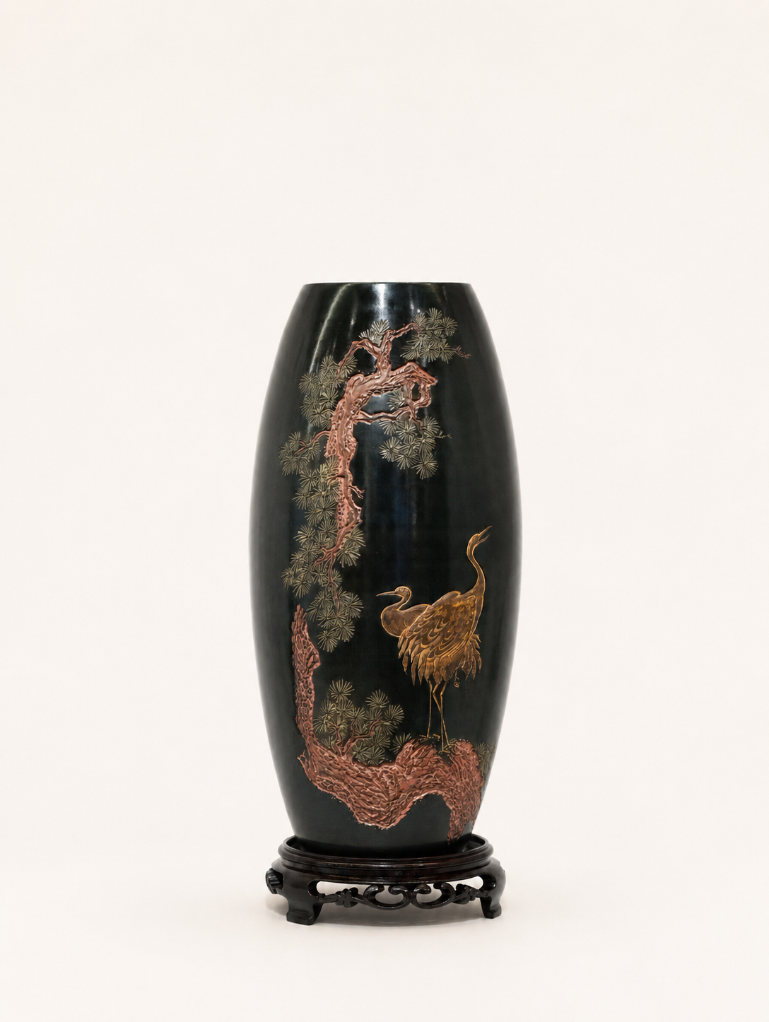 Crane Flower Vase