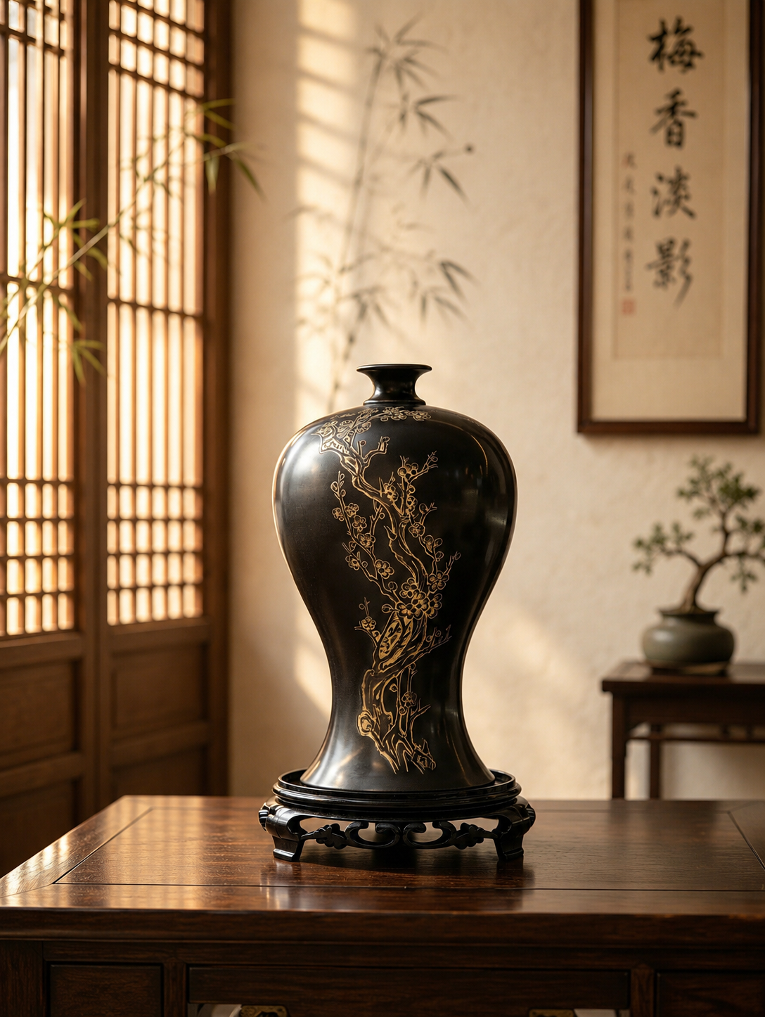 Plum Blossom Flower Vase