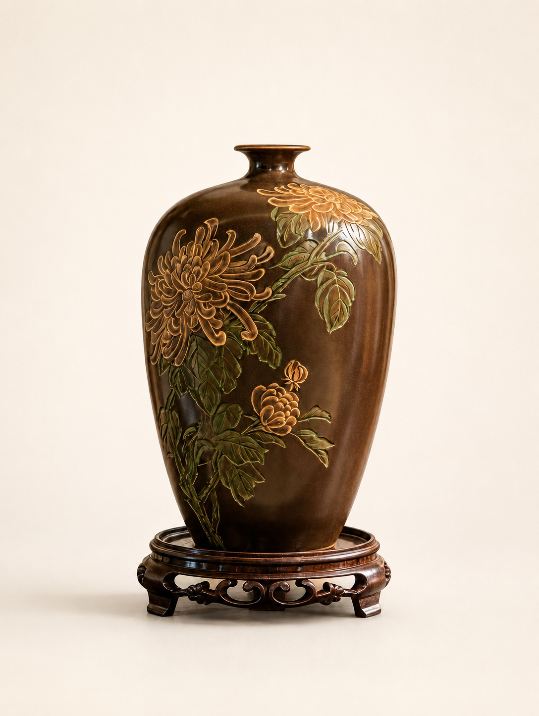 Chrysanthemum Flower Vase