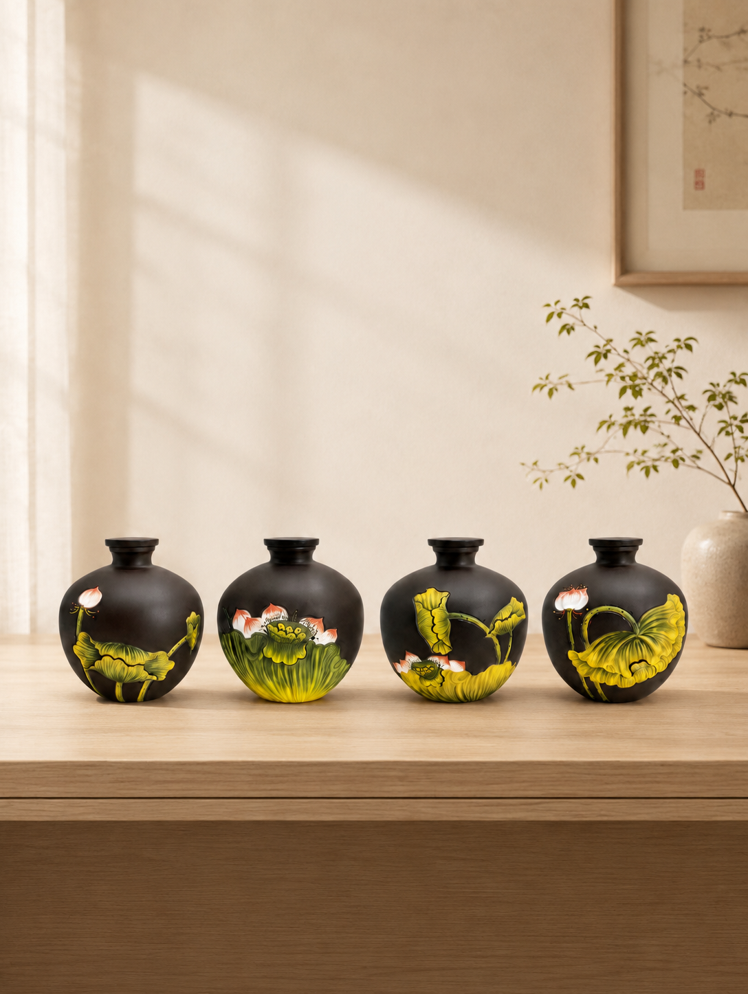 Lotus Wine Jar
